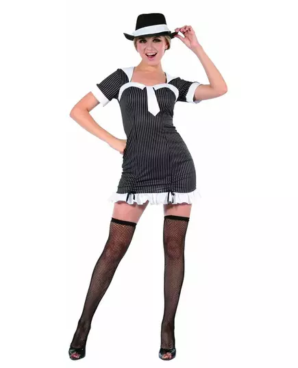Gangster Costume for Women, Size: Small
