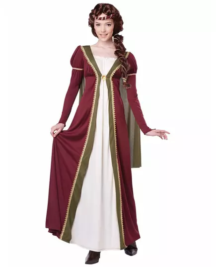 Medieval plum costume for women, Size: S(38/40)