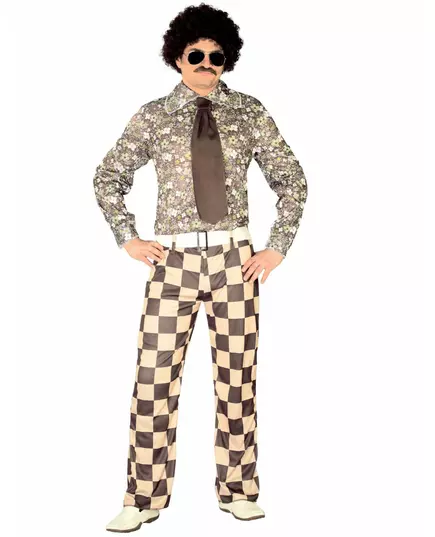 70s Mister Disco Costume for Men, Size: L(52-54)