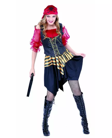 Pirate costume with tulle for women, Size: Small