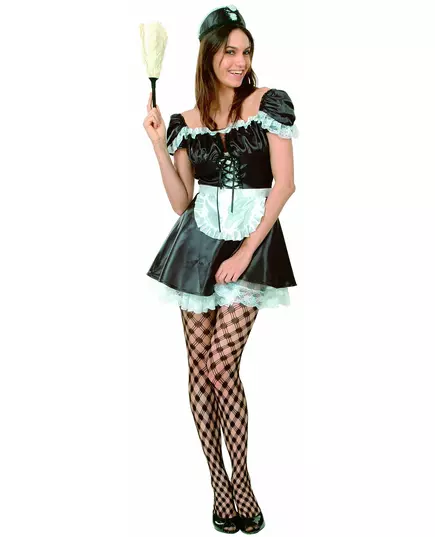 Women's maid costume with bodice, Size: Small