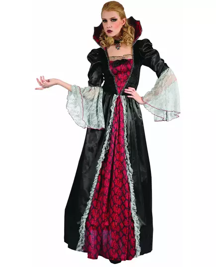 Luksuriøst barokk vampyrkostyme for kvinner, Størrelse: Small