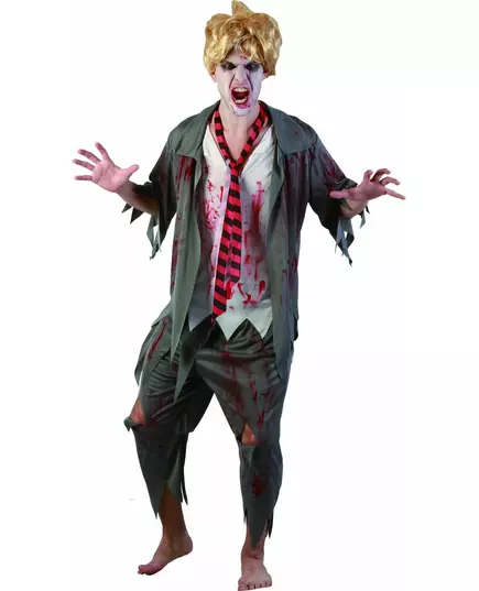 Zombie-studentkostyme til menn