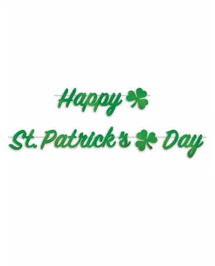 Happy St Patrick's day garland 2 m