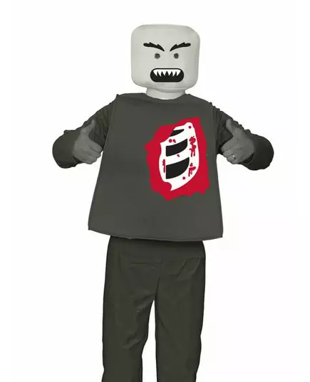 Halloween Zombie Block Figure Costume