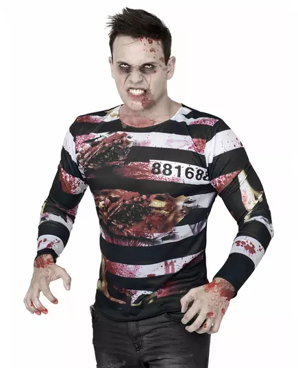 Halloween Prisoner Zombie T-shirt