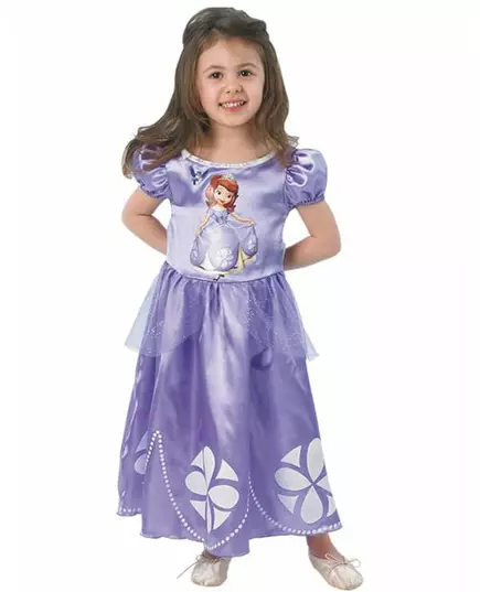 Klassisk Disney Prinsesse Sofia-kostyme til jenter, Størrelse: 3–4 år (90–104 cm)