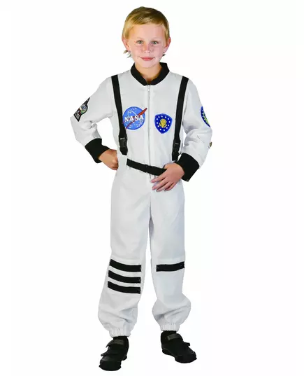 Astronautkostyme til barn, Størrelse: 10–12 år (130–140 cm)