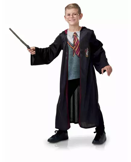 Harry Potter-kostyme med tilbehør til barn, Størrelse: 5–6 år (110 – 116 cm)