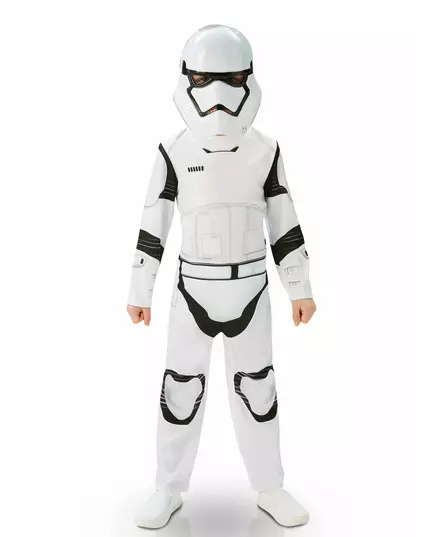 Classic StormTrooper Star Wars VII Child Costume, Size: 7-8 years (122 to 128 cm)