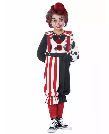 Children's clown costume, Size: 3-4 years(101 cm)