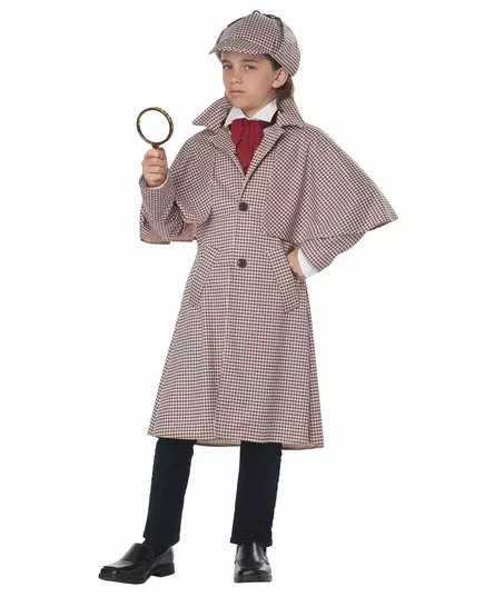 Detektivkostyme for barn, Størrelse: 10–12 år(148 cm)
