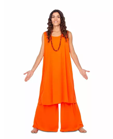 Orange disciple costume for women