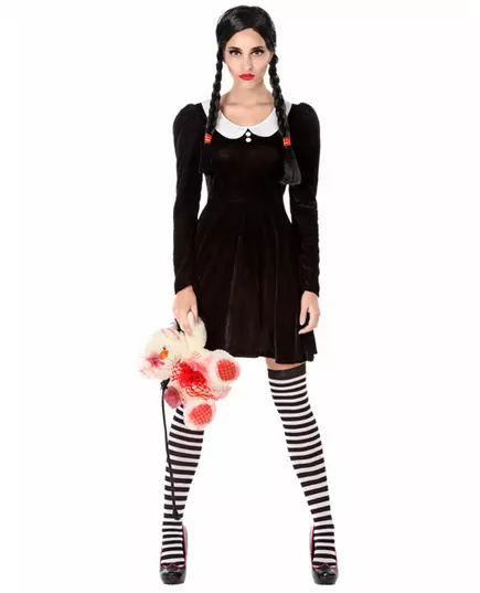 Women's macabre schoolgirl costume, Size: X-Small/Small