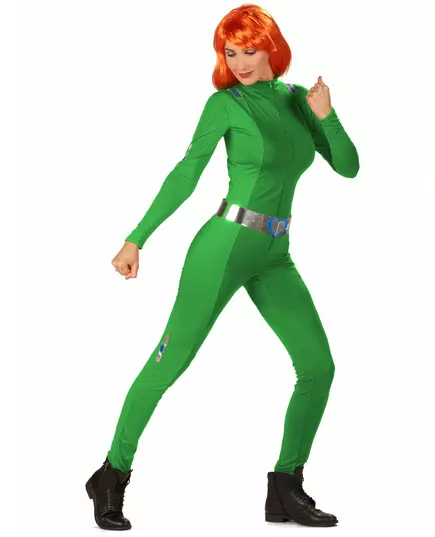 Women's Green Shock Spy Costume, Size: Small