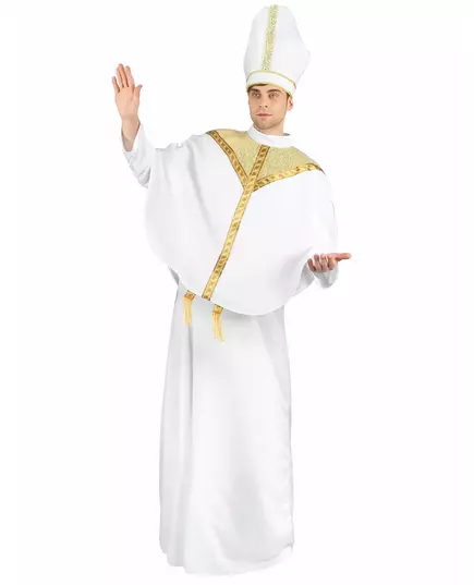 White bishop costume for men