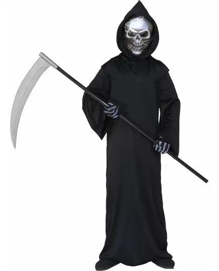 Grim Reaper Costume for Kids Halloween, Size: 5-7 years (128 cm)