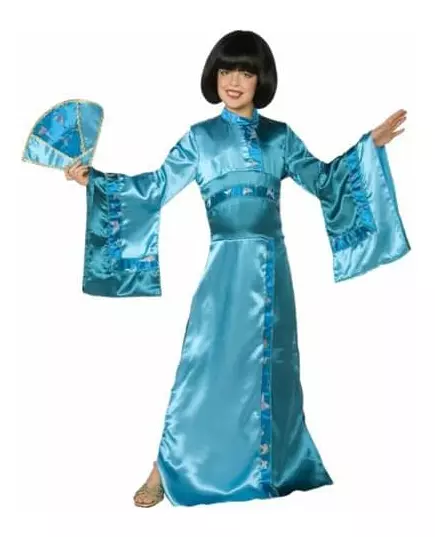 Blue Chinese girl costume