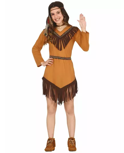 Brown Indian teenage girl costume