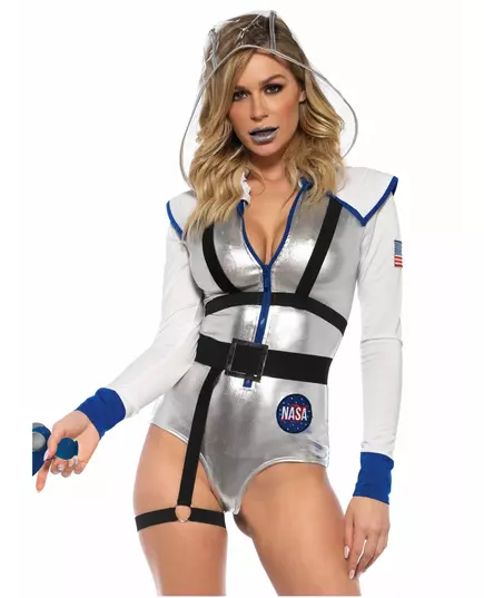 Luksuriøst sexy astronautkostyme for kvinner