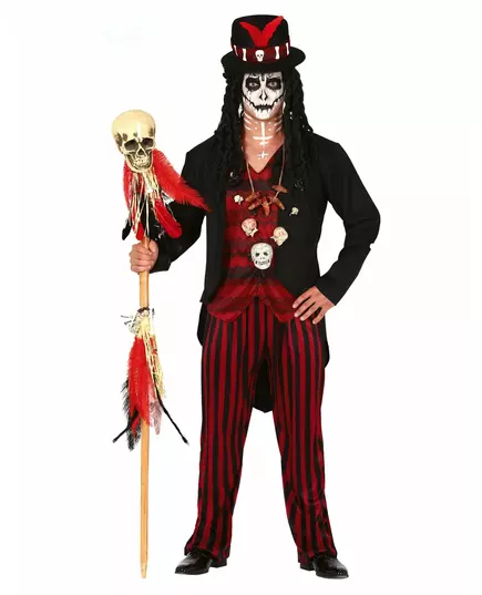 Voodoo priest costume for men, Size: Medium (48-50)