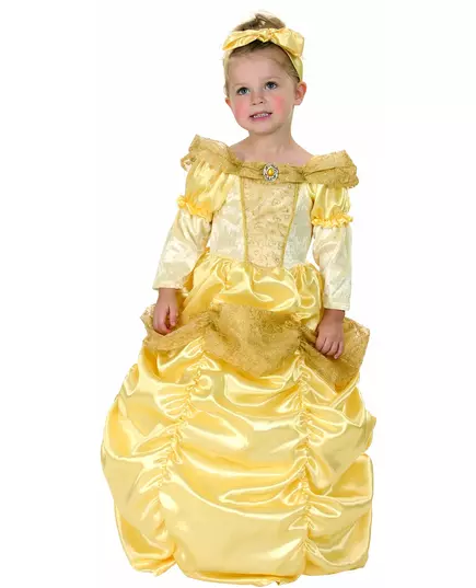 Gyllent prinsessekostyme til jenter