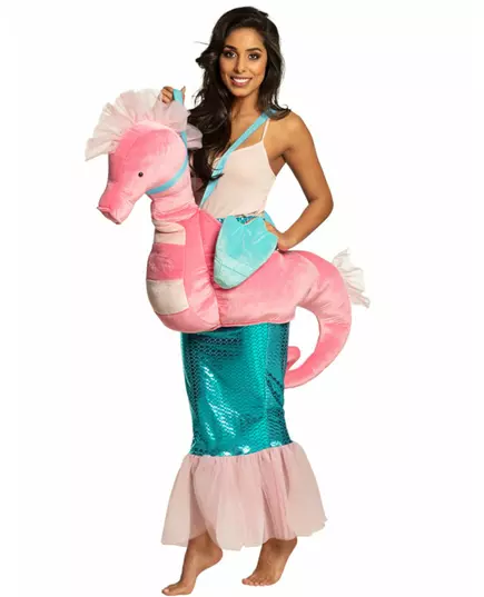 Adult Pink Seahorse Mermaid Costume