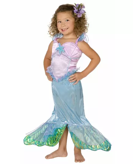Havfruekostyme til jenter, Størrelse: 3–5 år (110 cm)