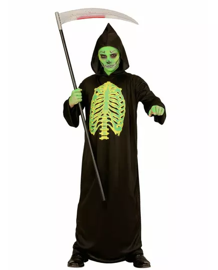 Disemboweled skeleton costume for children Halloween, Size: 5-7 years (128 cm)