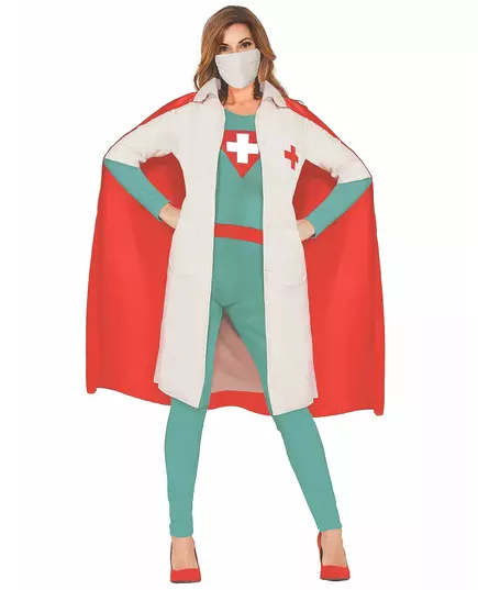 Women's Super Doctor Costume, Size: M(38-40)