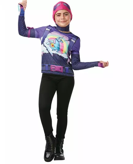 Fortnite Teen Brite Bomber T-skjorte og Balaklava