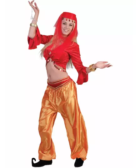 Women's red dancer top