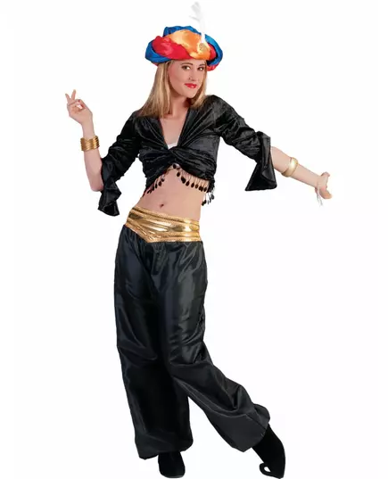Svart topp for kvinnelige dansere