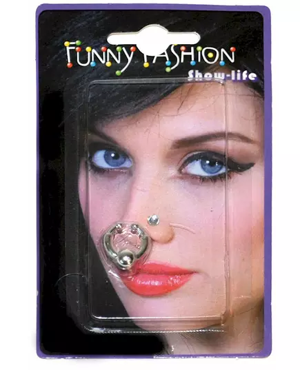 2 Fake nose piercings for adults