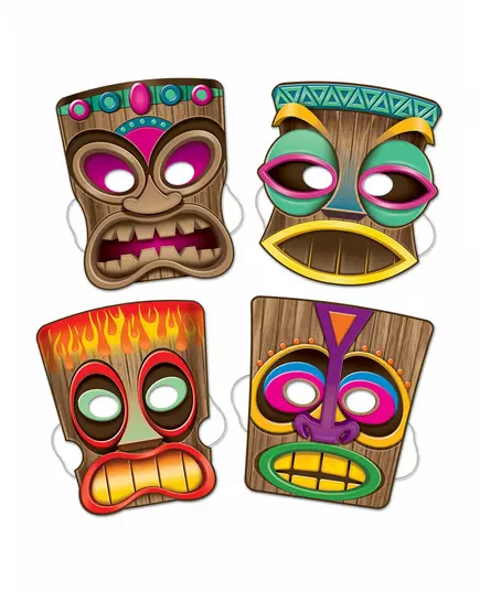 4 Tiki-masker