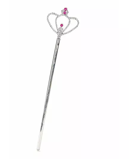 Silver diamond princess wand for adults and children