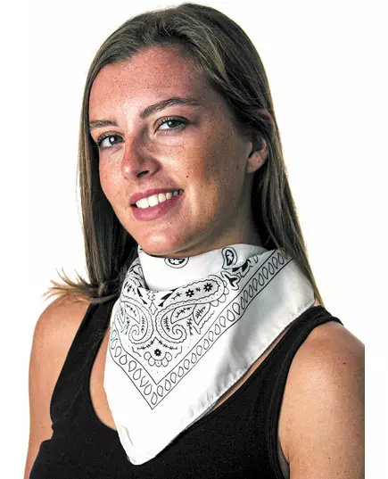 Hvit bandana for voksne