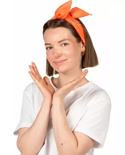 Fluorescerende oransje bandana for voksne