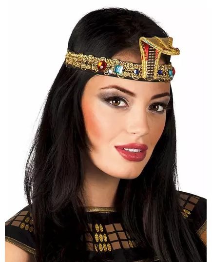 Egyptisk pannebånd med kunstige juveler til voksne