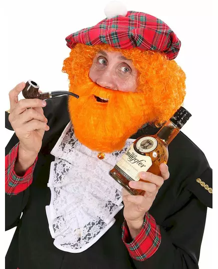 Adult Scottish beard and mustache