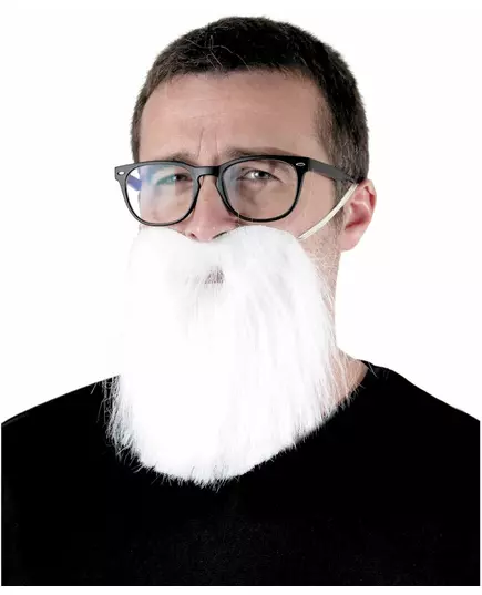 Voksen hvit hipsterskjegg