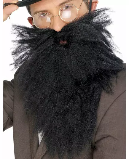 Long black beard man