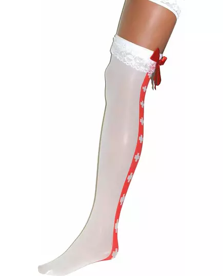 Nurse stockings with bow for women