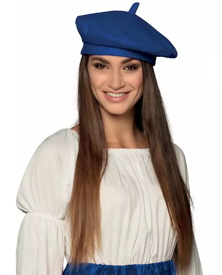 Blå baskisk beret for voksne