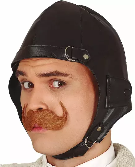 Adult black aviator hat