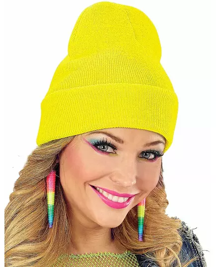 Fluorescerende gul lue for voksne