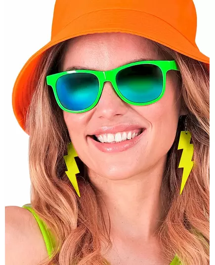 Neon gule lyn øredobber