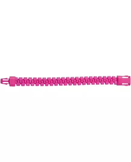 Armbånd med fluorescerende rosa glidelås for voksne