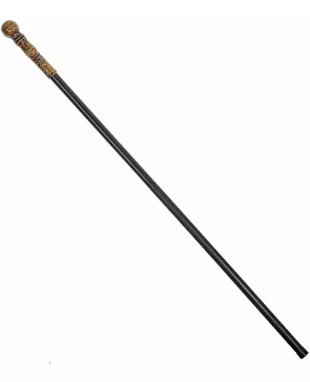 Svart og gullfarget stokk 108 cm