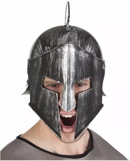 Voksen kriger ridder hjelm
